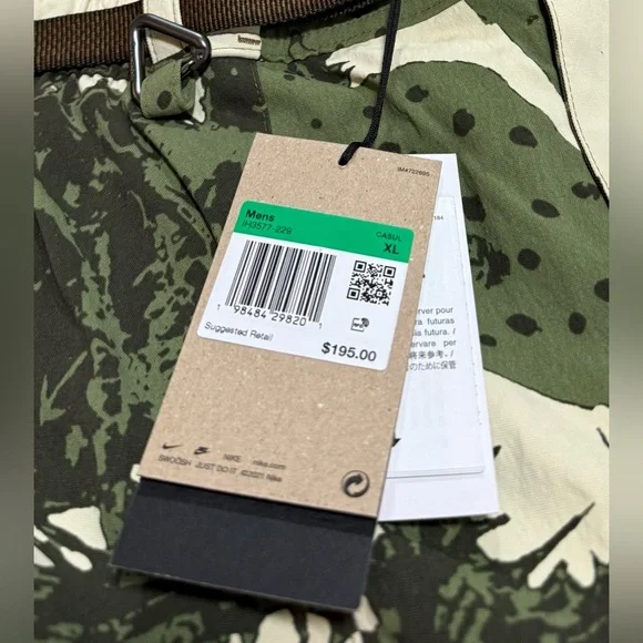 Nike ACG Smith Summit Green Cactus Camo Convertible Pants IH3577-229 Mens Sz XL - Picture 6 of 6